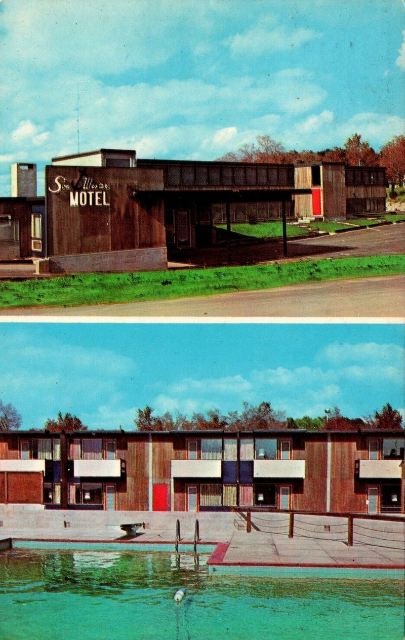 Sou-Wester Motel (SouWester Motel) - Postcard